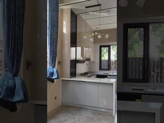 ফাদিওর স্টার্রি গ্রে ফিনিস সহ মসৃণ এবং কার্যকরী রান্নাঘর ক্যাবিনেট