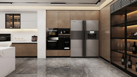 Extra Large Countertop White Kitchen Cabinet  Good Elegance And Functionality