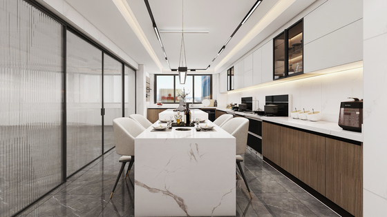 Extra Large Countertop White Kitchen Cabinet  Good Elegance And Functionality