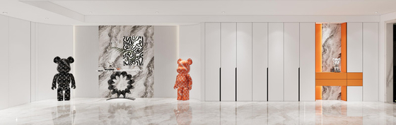 Custom Orange And Hanyu White Basement Storage Solution Stainless Steel