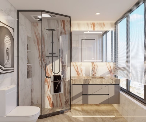 Effortlessly Elegant Fadior Stainless Steel Bathroom Vanity Cabinet Luxury At Its Finest