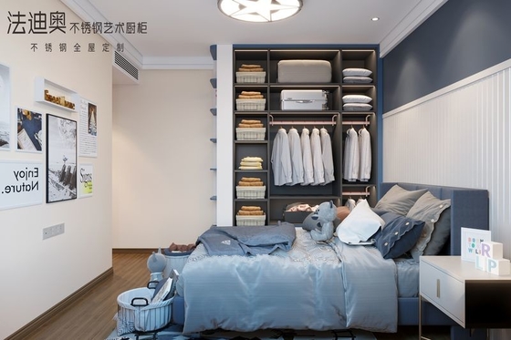 Safe And Durable Stainless Steel Kid'S Room Wardrobe Designed With Multiple Storage Solutions