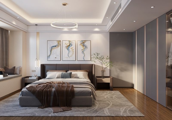 Modern Stainless Steel Modular Bedroom Wardrobe Sleek Design Durability And Customization