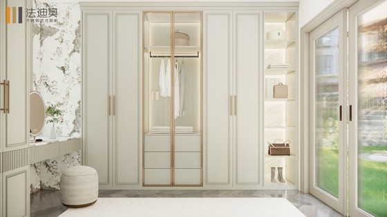 Lux Pearl Walk-In Closet By Fadior Stylish Stainless Steel Customization