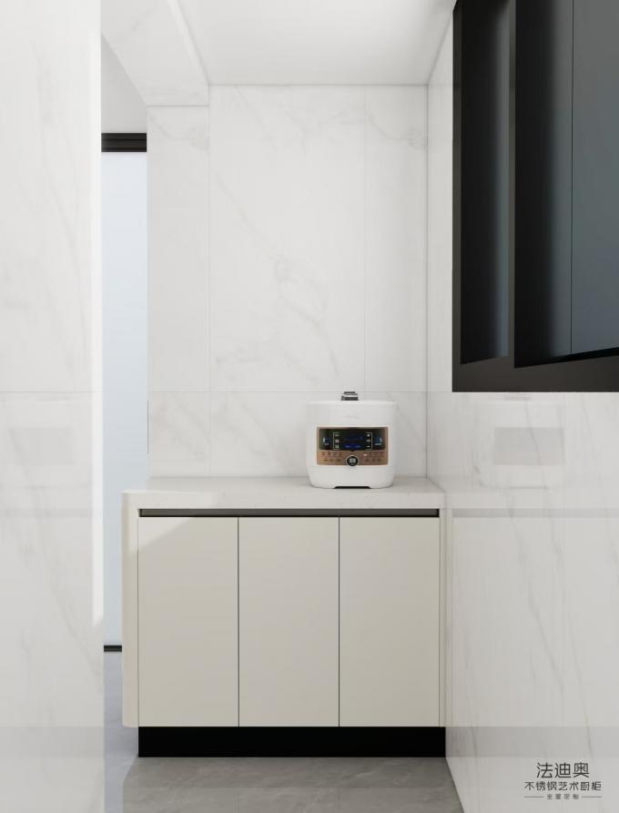 Fadior Compact White Stainless Steel Kitchen With Streamlined Workflow And Ample Storage - the collection â A trusted leader in stainless steel whole-home